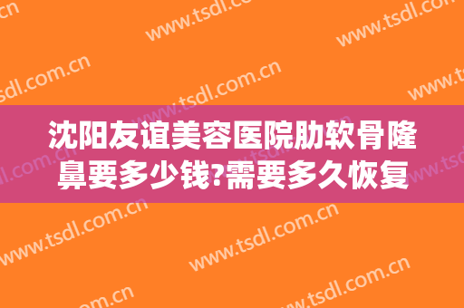沈阳友谊美容医院肋软骨隆鼻要多少钱?需要多久恢复?(沈阳肋软骨隆鼻哪家好更挺协和)