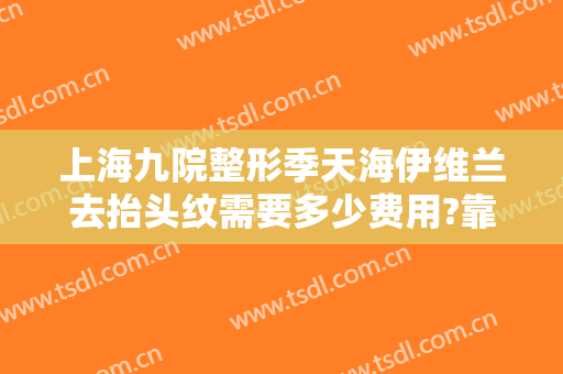 上海九院整形季天海伊维兰去抬头纹需要多少费用?靠谱吗?