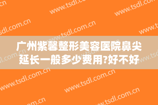 广州紫馨整形美容医院鼻尖延长一般多少费用?好不好?(紫 馨广州三级外科鼻整形医院)
