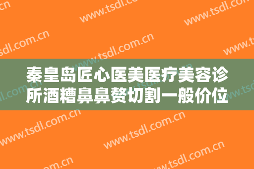 秦皇岛匠心医美医疗美容诊所酒糟鼻鼻赘切割一般价位是多少费用?有哪些优势?