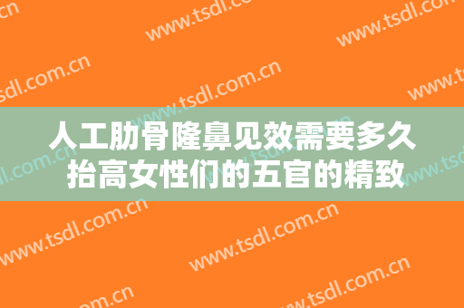 人工肋骨隆鼻见效需要多久 抬高女性们的五官的精致度