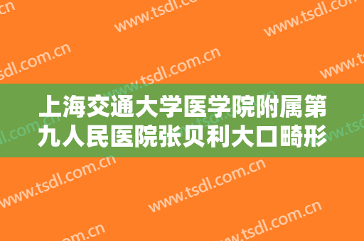 上海交通大学医学院附属第九人民医院张贝利大口畸形矫正大楷需要多少钱?有哪些优势?