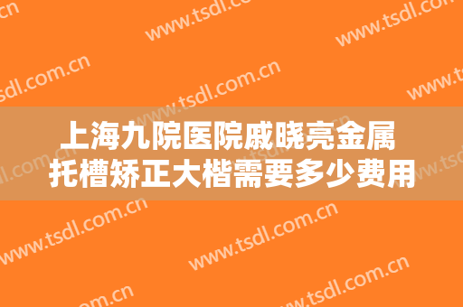 上海九院医院戚晓亮金属 托槽矫正大楷需要多少费用?怎么样?