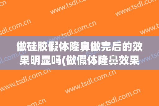 做硅胶假体隆鼻做完后的效果明显吗(做假体隆鼻效果好吗)
