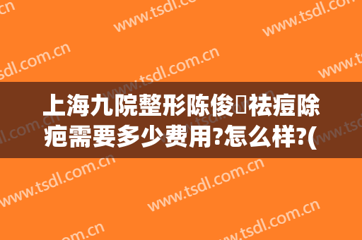 上海九院整形陈俊曌祛痘除疤需要多少费用?怎么样?(上海第九整形美容医院祛疤痕)