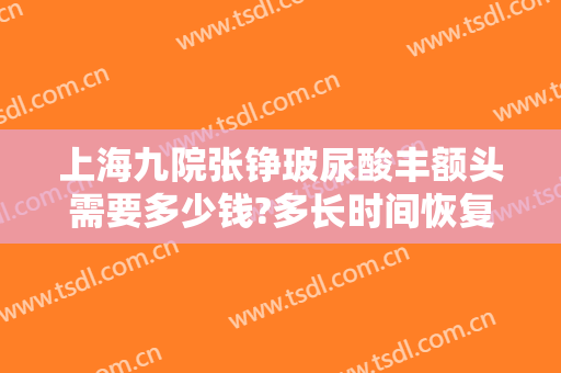 上海九院张铮玻尿酸丰额头需要多少钱?多长时间恢复?