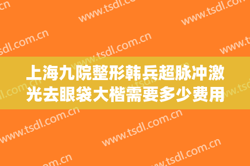 上海九院整形韩兵超脉冲激光去眼袋大楷需要多少费用?可靠吗?(上海第九整形美容医院割眼袋)