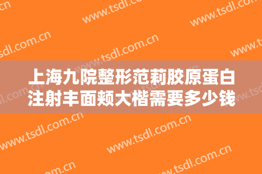 上海九院整形范莉胶原蛋白注射丰面颊大楷需要多少钱?有哪些优势?
