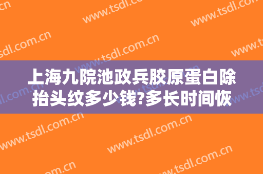 上海九院池政兵胶原蛋白除抬头纹多少钱?多长时间恢复?