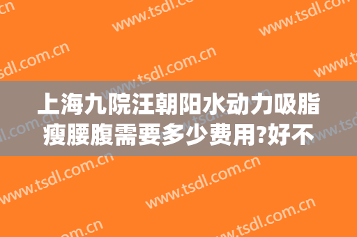 上海九院汪朝阳水动力吸脂瘦腰腹需要多少费用?好不好?(上海九院腰腹吸脂价格)
