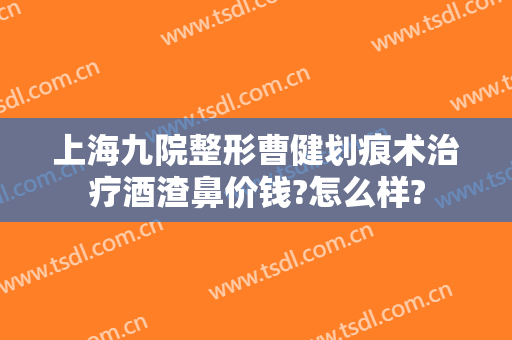 上海九院整形曹健划痕术治疗酒渣鼻价钱?怎么样?