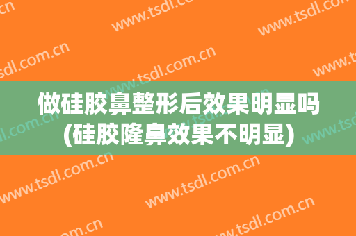 做硅胶鼻整形后效果明显吗(硅胶隆鼻效果不明显)