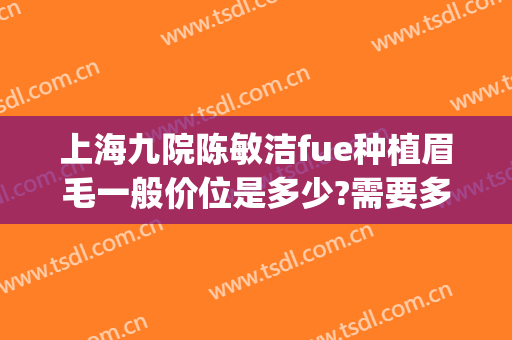 上海九院陈敏洁fue种植眉毛一般价位是多少?需要多久恢复?(上海九院可以种植眉毛吗)
