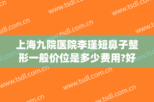 上海九院医院李瑾短鼻子整形一般价位是多少费用?好不好?(好大夫 九院鼻整形)