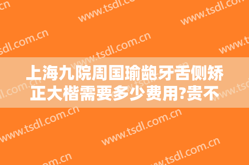 上海九院周国瑜龅牙舌侧矫正大楷需要多少费用?贵不贵?