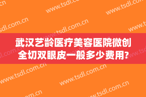 武汉艺龄医疗美容医院微创全切双眼皮一般多少费用?怎么样?(武汉艺龄医疗整形医院怎么样)