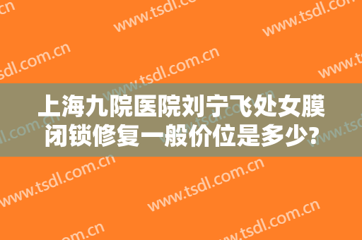 上海九院医院刘宁飞处女膜闭锁修复一般价位是多少?怎么样?