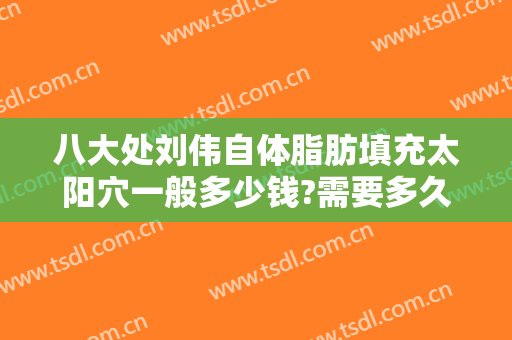 八大处刘伟自体脂肪填充太阳穴一般多少钱?需要多久恢复?