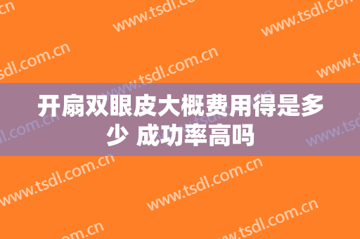 开扇双眼皮大概费用得是多少 成功率高吗