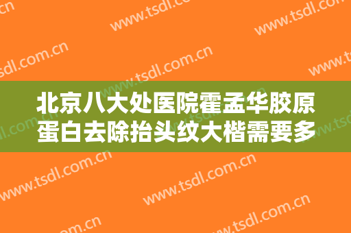 北京八大处医院霍孟华胶原蛋白去除抬头纹大楷需要多少钱?贵不贵?