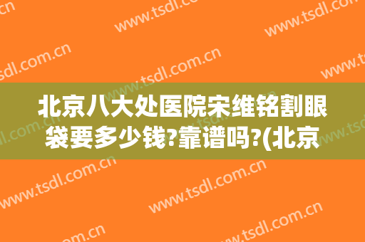 北京八大处医院宋维铭割眼袋要多少钱?靠谱吗?(北京八大处医院割双眼皮价格)
