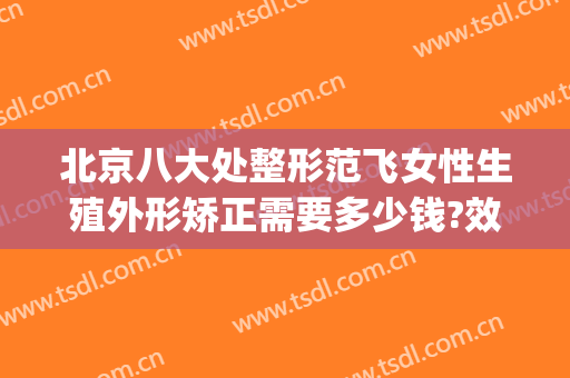 北京八大处整形范飞女性生殖外形矫正需要多少钱?效果怎么样?(北京八大处范飞隆鼻)