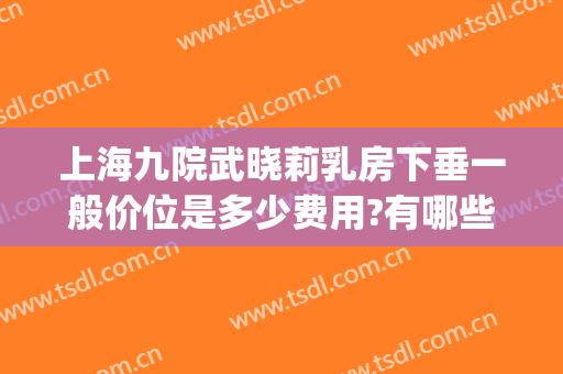 上海九院武晓莉乳房下垂一般价位是多少费用?有哪些优势?(上海九院做乳房下垂松弛手术多少钱)