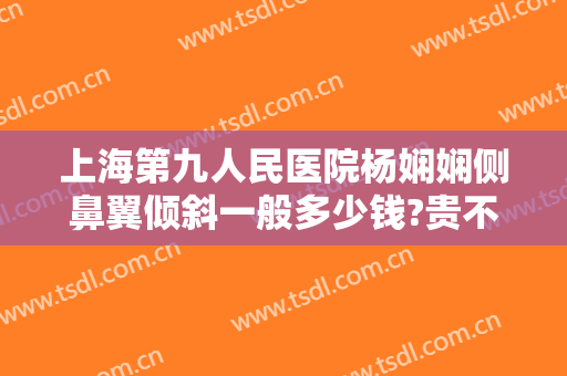 上海第九人民医院杨娴娴侧鼻翼倾斜一般多少钱?贵不贵?