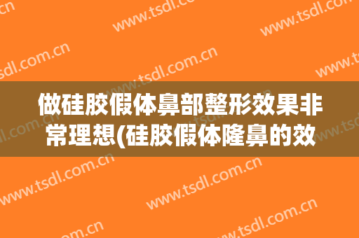 做硅胶假体鼻部整形效果非常理想(硅胶假体隆鼻的效果怎么样)