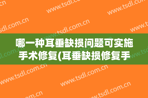 哪一种耳垂缺损问题可实施手术修复(耳垂缺损修复手术会不会失败)