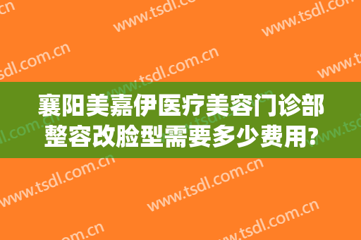 襄阳美嘉伊医疗美容门诊部整容改脸型需要多少费用?有哪些优势?(襄阳中心医院整形美容科怎么样)