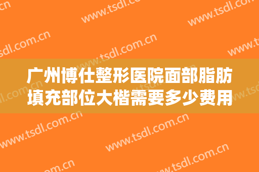 广州博仕整形医院面部脂肪填充部位大楷需要多少费用?效果怎么样?(深圳哪家整形医院做脂肪填充好)