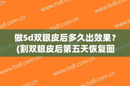 做5d双眼皮后多久出效果？(割双眼皮后第五天恢复图)