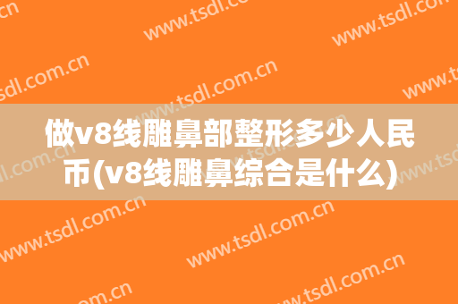 做v8线雕鼻部整形多少人民币(v8线雕鼻综合是什么)