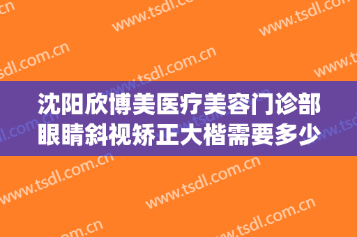 沈阳欣博美医疗美容门诊部眼睛斜视矫正大楷需要多少费用?好不好?(沈阳博美整形医院)