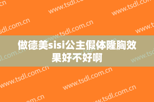 做德美sisi公主假体隆胸效果好不好啊