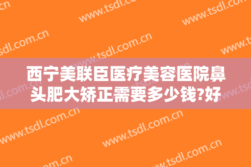 西宁美联臣医疗美容医院鼻头肥大矫正需要多少钱?好不好?