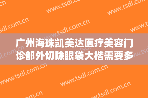 广州海珠凯美达医疗美容门诊部外切除眼袋大楷需要多少钱?贵不贵?(珠江医院去眼袋多少钱)