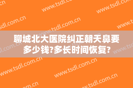 聊城北大医院纠正朝天鼻要多少钱?多长时间恢复?