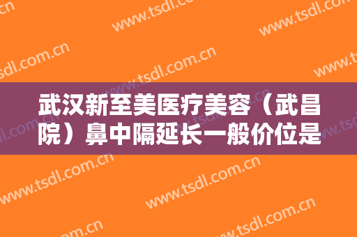 武汉新至美医疗美容（武昌院）鼻中隔延长一般价位是多少费用?多长时间恢复?