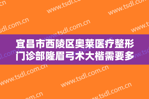 宜昌市西陵区奥莱医疗整形门诊部隆眉弓术大楷需要多少费用?贵不贵?
