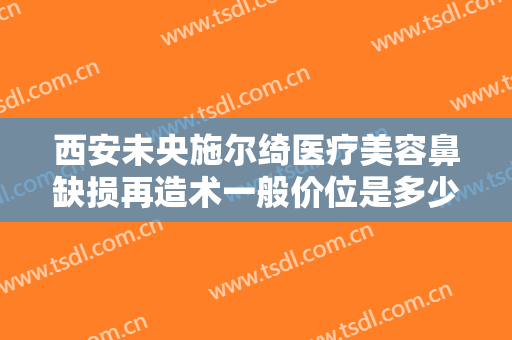 西安未央施尔绮医疗美容鼻缺损再造术一般价位是多少?靠谱吗?