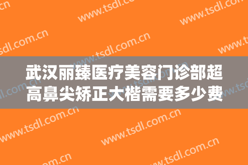 武汉丽臻医疗美容门诊部超高鼻尖矫正大楷需要多少费用?可靠吗?(臻美医疗整形医院)