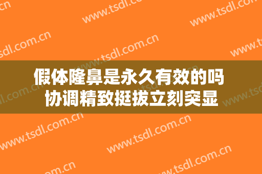假体隆鼻是永久有效的吗 协调精致挺拔立刻突显