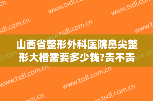山西省整形外科医院鼻尖整形大楷需要多少钱?贵不贵?(太原鼻子整形大概多少钱)