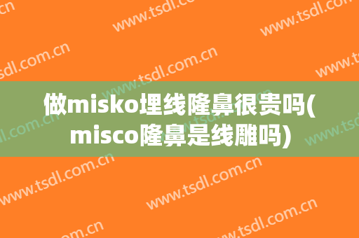 做misko埋线隆鼻很贵吗(misco隆鼻是线雕吗)