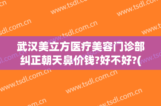 武汉美立方医疗美容门诊部纠正朝天鼻价钱?好不好?(武汉美立方美容医院怎么样)