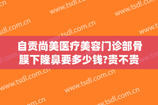 自贡尚美医疗美容门诊部骨膜下隆鼻要多少钱?贵不贵?(自贡尚美整形美容医院怎么样)
