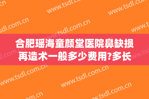 合肥瑶海童颜堂医院鼻缺损再造术一般多少费用?多长时间恢复?(合肥童颜美医院正规吗)