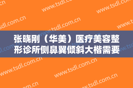张晓刚（华美）医疗美容整形诊所侧鼻翼倾斜大楷需要多少钱?好不好?